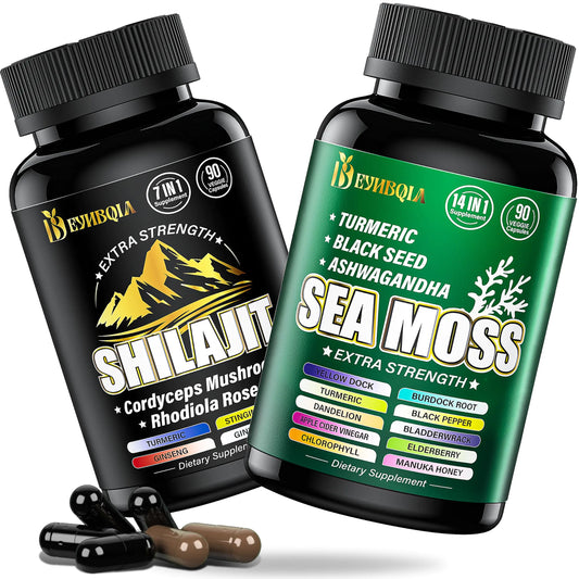 Sea Moss & Shilajit Bundle - 90 Count