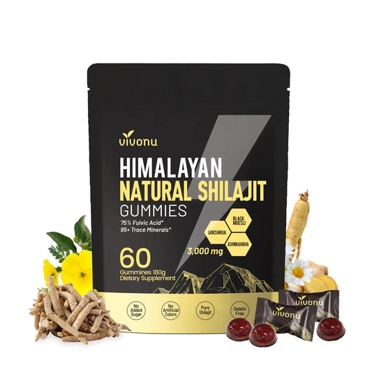 Himalayan Premium Shilajit Gummies 100% Organic