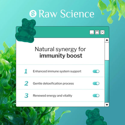 Irish Sea Moss Gummies 60 Gummies Detox & Thyroid Support