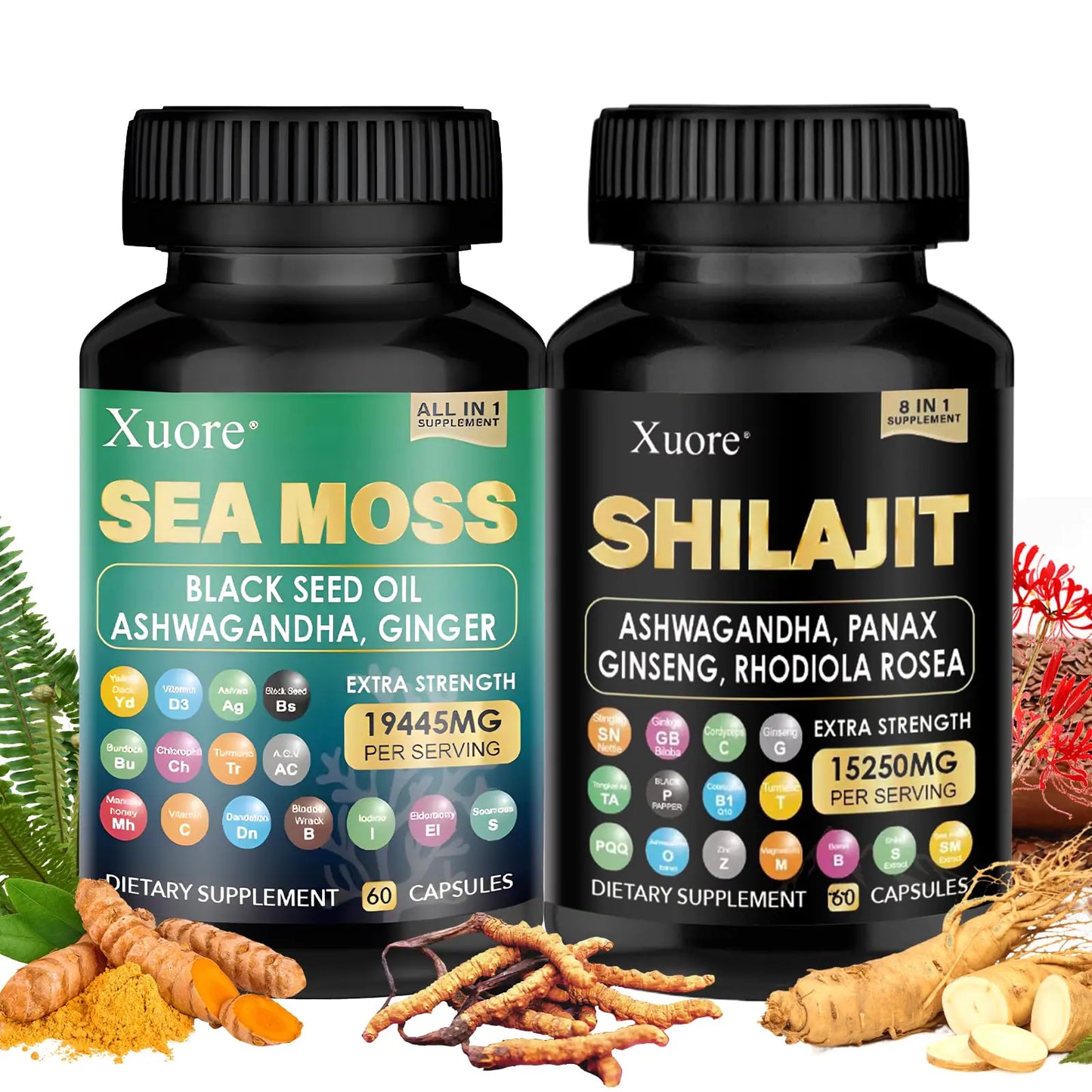 Shilajit & Sea Moss - All in One - 100% Organic