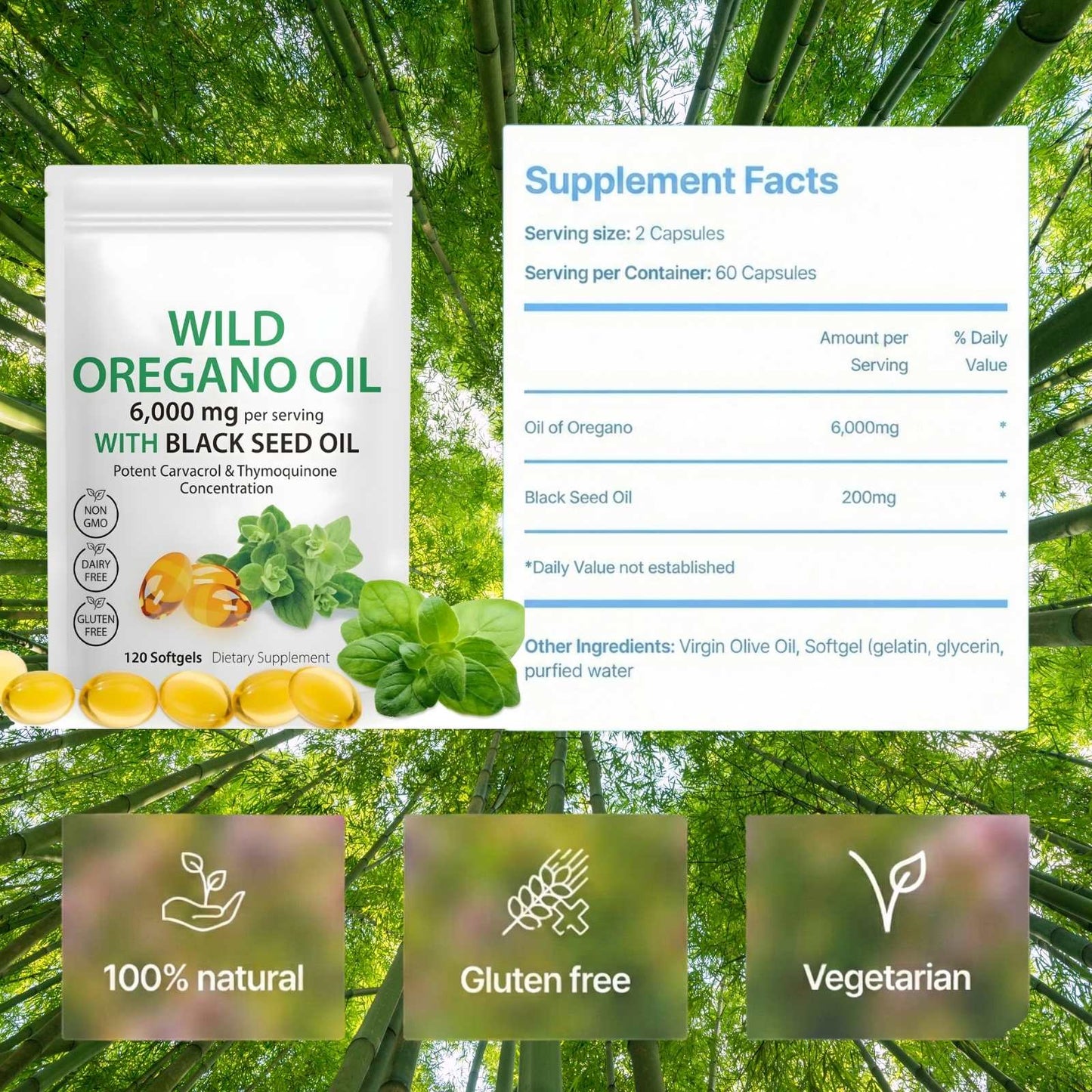 Oil of Oregano - Softgels